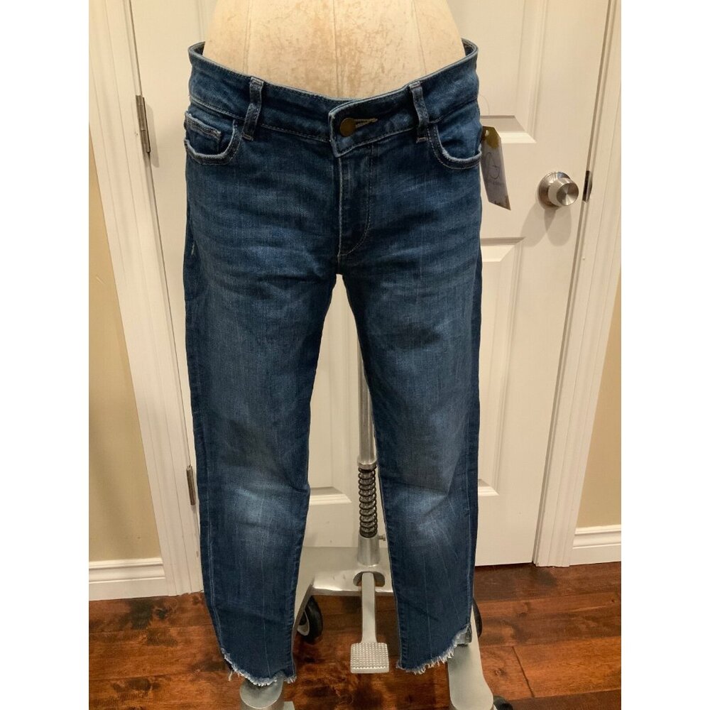 DL1961 Anthropologie Med Blue Wash “Emma Power Legging" Skinny Jeans, Size 28